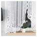 Dekorační oblouková krátká záclona na žabky EWELINA 140 bílá 300x140 cm MyBestHome
