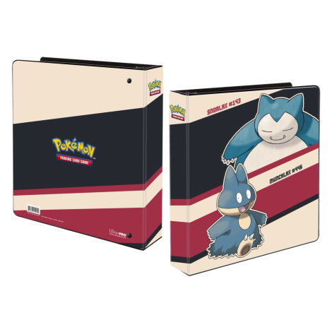 Pokémon Snorlax Munchlax kroužkové album na stránkové obaly Pokémon TCG