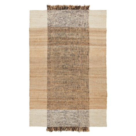 Béžový oboustranný ručně tkaný jutový koberec 160x230 cm Sully – Kave Home