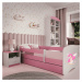 Kocot kids Dětská postel Babydreams víla s motýlky růžová, varianta
