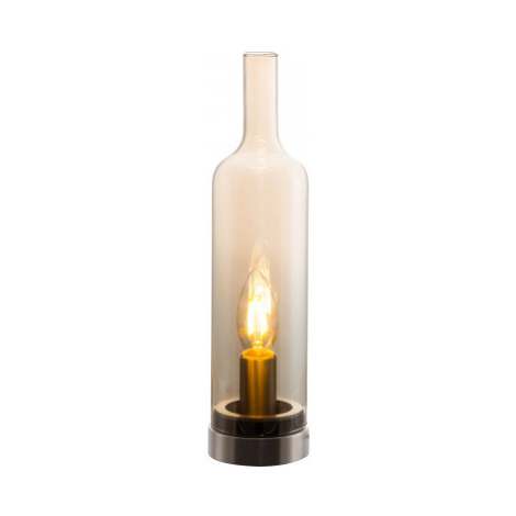 Stolní lampa Bottle 50090123, jantarové sklo Asko