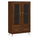 vidaXL Skříň highboard hnědý dub 69,5 x 31 x 115 cm kompozitní dřevo