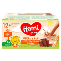 HAMI Mlíčko s kaší s příchutí gurmánské čokolády 4x250 ml