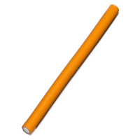 Papiloty - flexibilní pěnové natáčky na vlasy 8034 - 25 cm, hrúbka 16 mm, 12 ks/bal - oranžové