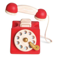 Retro dřevěný telefon