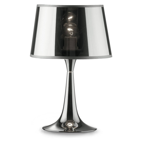 Ideallux Stolní lampa London Cromo výška 36,5 cm IDEAL LUX