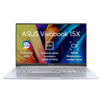 ASUS Vivobook 15X OLED (M1503, AMD Ryzen 5000 series), stříbrná - M1503QA-L1148W