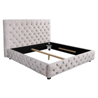 LuxD 27691 Designová postel Laney 160 x 200 cm šampaňský samet
