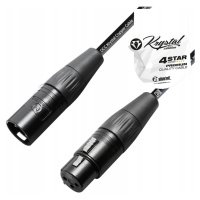 Adam Hall K4KMMF Krystal Mikrofonní Kabel Xlr Xlr 20m