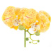 AmeliaHome Umělá květina ORCHI žlutá