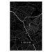 Mapa Nairobi black, POSTERS, 26.7 × 40 cm