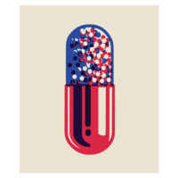 Ilustrace Medicine Capsule, CSA-Printstock, 35 × 40 cm