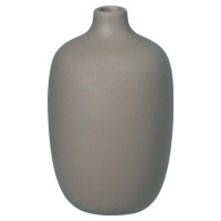 Šedá keramická váza Blomus Ceola, výška 12 cm