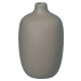Šedá keramická váza Blomus Ceola, výška 12 cm