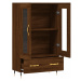 vidaXL Skříň highboard hnědý dub 69,5 x 31 x 115 cm kompozitní dřevo