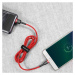 Datový kabel Baseus Cafule Cable Micro USB 2.4A, 1M, červená