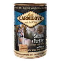 Konzerva Carnilove Dog Wild Meat losos a krůta 400g