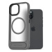 AlzaGuard Matte Case with Stand Compatible with MagSafe for iPhone 15 šedý