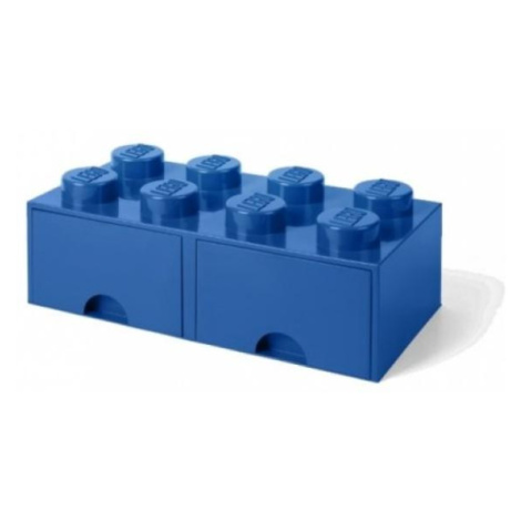 LEGO® úložný box 8 - se zásuvkami modrá 250 x 500 x 180 mm