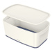 Bílo-šedý plastový úložný box s víkem 32x19x13 cm MyBox – Leitz