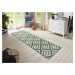 Hanse Home Collection koberce Běhoun Basic 105467 Green - 80x350 cm