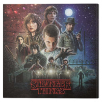 Obraz na plátně Stranger Things - On Sheet, 2 - 60×80 cm