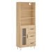 vidaXL Skříň highboard dub sonoma 69,5 x 34 x 180 cm kompozitní dřevo