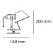 Artemide TOLOMEO MICRO LED PINZA A043800