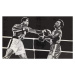 Umělecká fotografie Muhammad Ali defeating George Foreman, English School,, (40 x 24.6 cm)