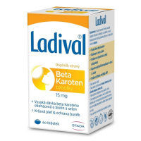 LADIVAL Beta karoten 15mg tob.60