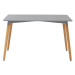 Jídelní stůl Naxos 120x75x80 cm (šedá, dřevo)