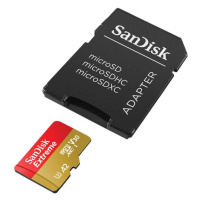 Paměťová karta SANDISK EXTREME microSDXC 512 GB 190/130 MB/s UHS-I U3 (SDSQXAV-512G-GN6MA)