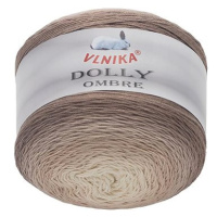 VLNIKA Dolly Ombre 250 g, 312 hnědá, béžová, bílá