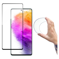 Wozinsky Full Cover Flexi Nano glass film tvrzené sklo s rámečkem Samsung Galaxy A73 transparent