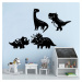 Samolepky na zeď do dětského pokoje - Hraví dinosauři