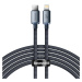 Kabel Baseus Crystal Shine cable USB-C to Lightning, 20W, PD, 2m, black (6932172602772)