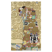 Obrazová reprodukce Fulfilment (Stoclet Frieze) c.1905-09, Gustav Klimt, 24.4 × 40 cm