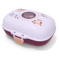 MonBento Svačinový box dětský Gram Purple Owly, fialový