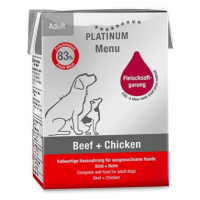 Platinum natural menu beef chicken 375 g