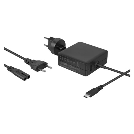 AVACOM nabíjecí adaptér USB Type-C 65W Power Delivery + USB A
