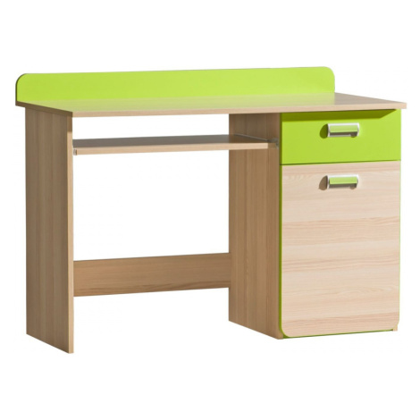 Zelené psací a pracovní stoly