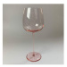 Sklenice na víno skleněná KABARET sv.růžová 350ml