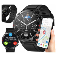 Chytré Hodinky Smart Watch Pánské hodinky Gps Tracer Hovory Baterie 600 mAh