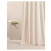 Dekorační terasový závěs s kroužky TARAS světle krémová 180x250 cm (cena za 1 kus) MyBestHome