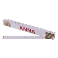 FESTA Metr skládací 2m ANNA (PROFI, bílý, dřevo)