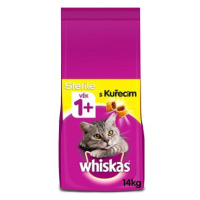 Whiskas granule kuřecí pro kastrované dospělé kočky 14 kg