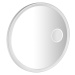 FLOAT kulaté LED podsvícené zrcadlo, ø 90 cm, kosm.zrcátko, IR senzor, 3500-6500°K, bílá FT900