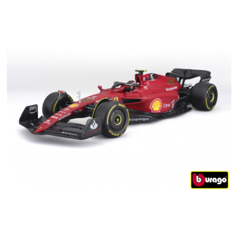 Bburago 1:18 formula F1 Ferrari Scuderia F1-75 (2022) nr.55 Carlos Sainz with driver Wiky