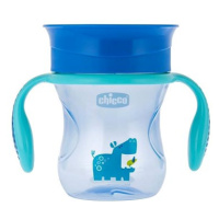 Chicco hrneček Perfect 360 s držadly 200 ml, modrý 12 m+