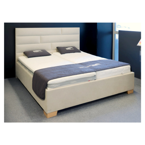 Luxusní úložná čalouněná postel SPECTRA - VÝPRODEJ Z EXPOZICE Materasso
